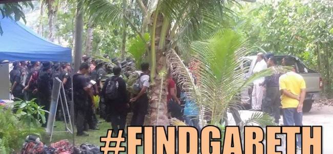 Briton missed in Tioman Island, a professional search team at work in Malaysia