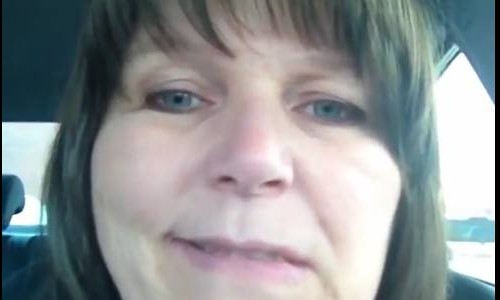 She proves the stroke with a selfie