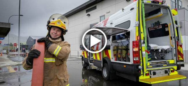 St John and New Zealand Fire Service deliver the first hybrid ambulance-fire trucks