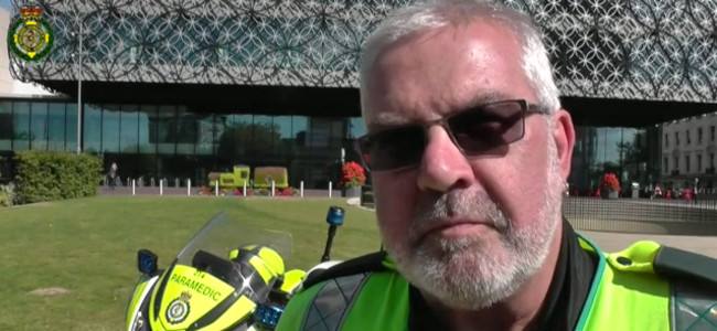 Steve, “The” Emergency Biker of Birmingham retire after 36 years