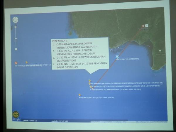 AirAsia QZ8501 flight debries resumed near the island of Borneo