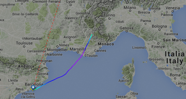 Germanwings A320 has crashed in France – LIVE TWEET