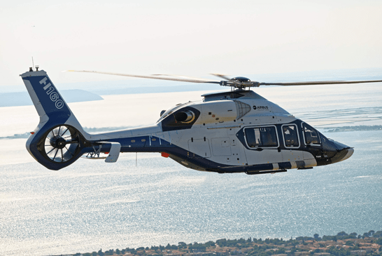 Airbus Helicopters H160: first flight ok, entrance in service planned for 2018