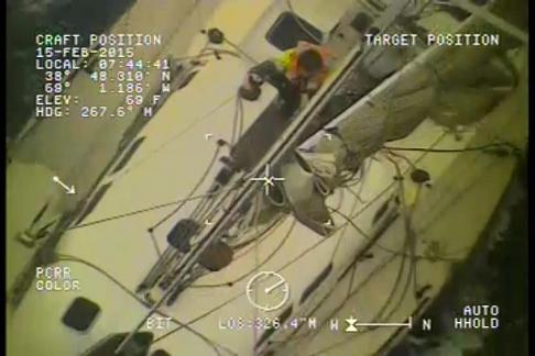 VIDEO: Coast Guard helicopter’s crew rescues sailors in winter storm