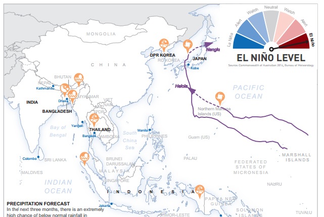 Latest humanitarian snapshot highlights flooding in Indonesia, India and Bangladesh
