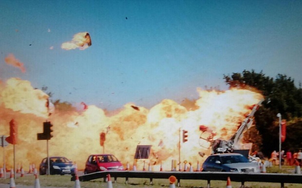 Plane crashes at SHOREHAM Air Show near Brighton: death toll could rise to 20 – FOOTAGE