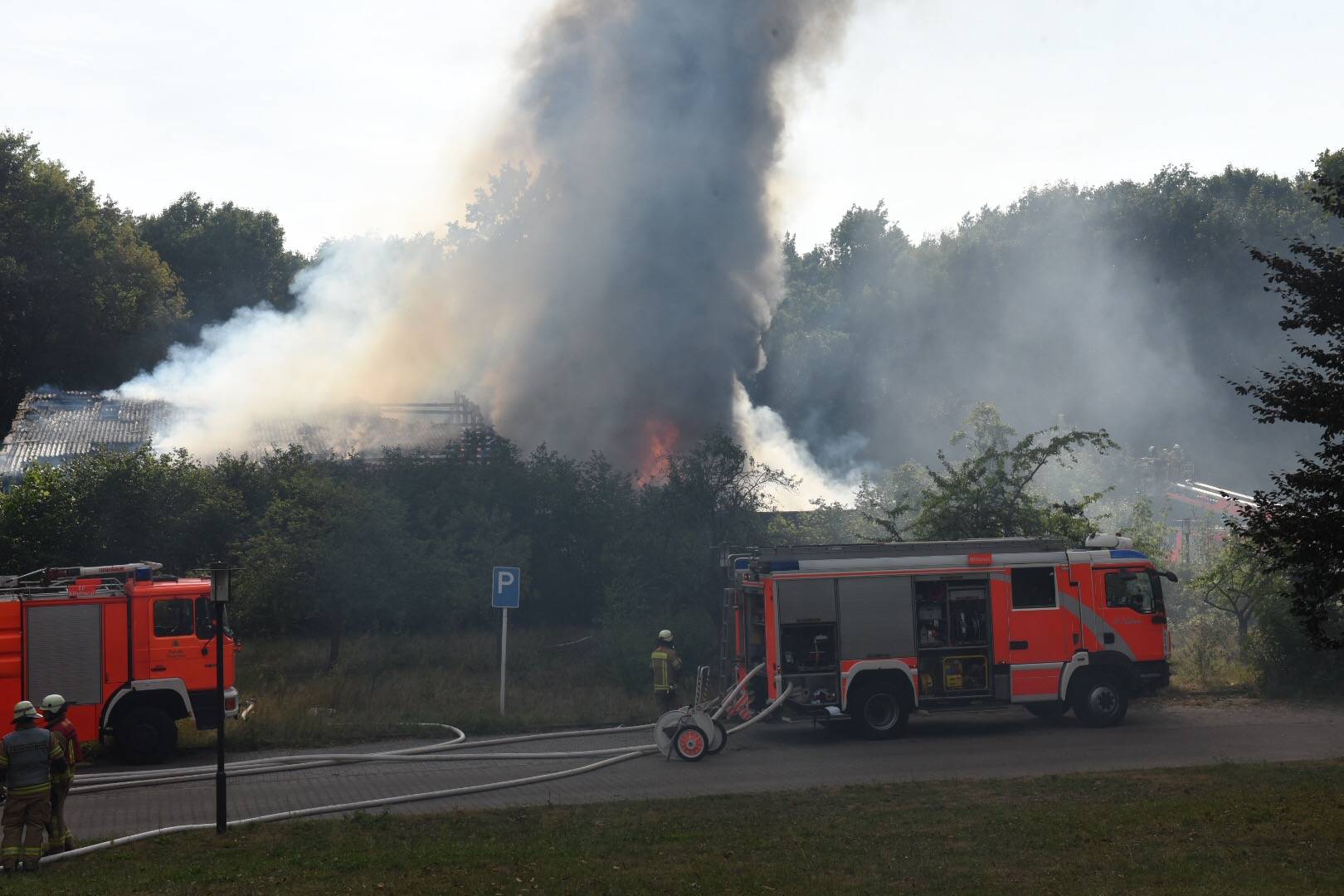 Fire in a Psychiatric Hospital in Wittenau, Berlin