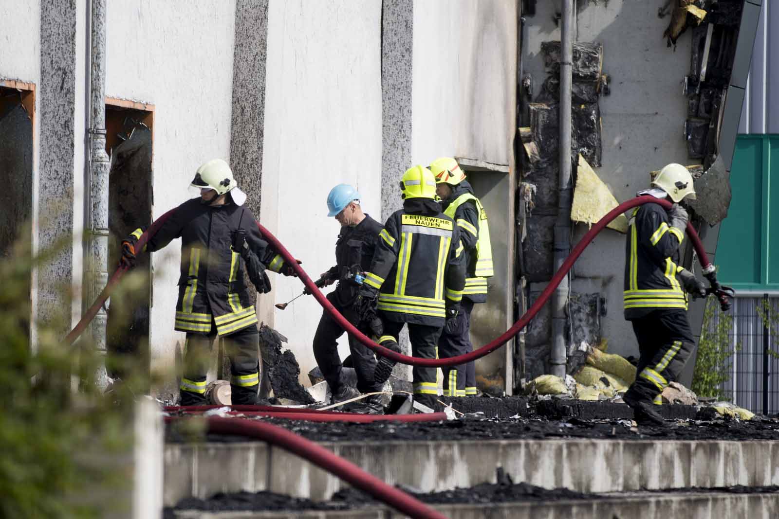 Fire in a refugee accomodation in the south west of Germany: Arson or blaze?