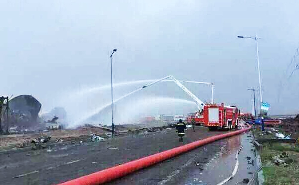 New blast in China, explosions in a chemical factory kills at least one in Shandong