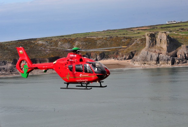 Wales -See the new air ambulance headquarter in Llanelli Gate