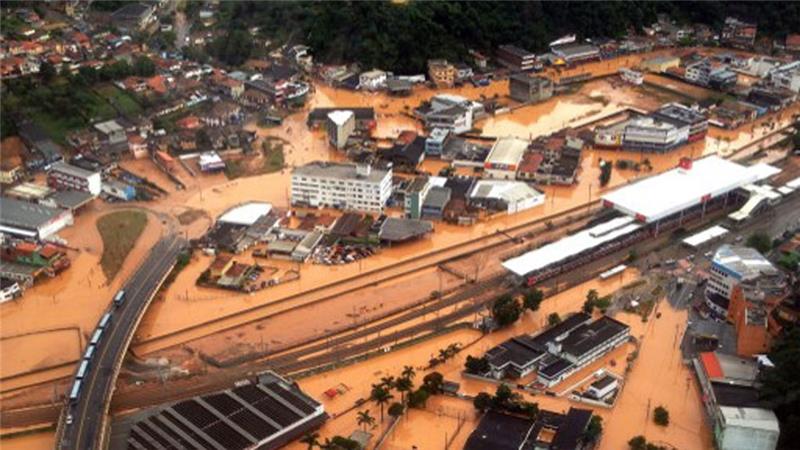 Downpours cause deadly floods, mudslides in Sao Paulo