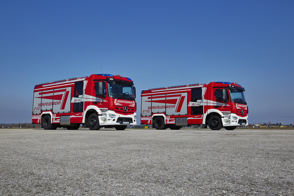 First Rosenbauer’s AT implemented on the new Antos chassis from Mercedes-Benz
