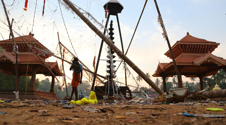 INDIA – 108 killed and over a houndred injured after a huge fire at Puttingal Temple, Kerala