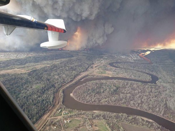 Fort McMurray fire: 88,000 people evacuated. Declared state of emergency