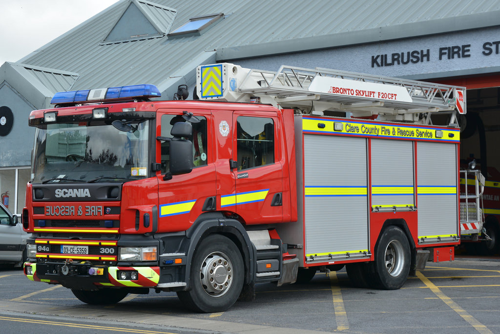 Ireland, Ambulance service under resourced in Claire forces Fire Brigade to attend emergency calls