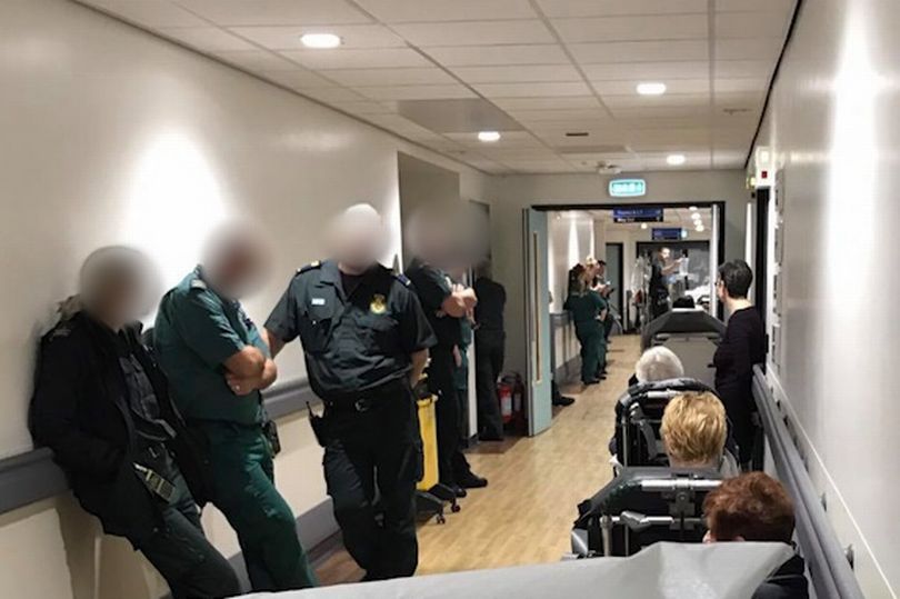 20 Ambulance Crew Queues Inside Hospitals: Some problems with NHS organization?