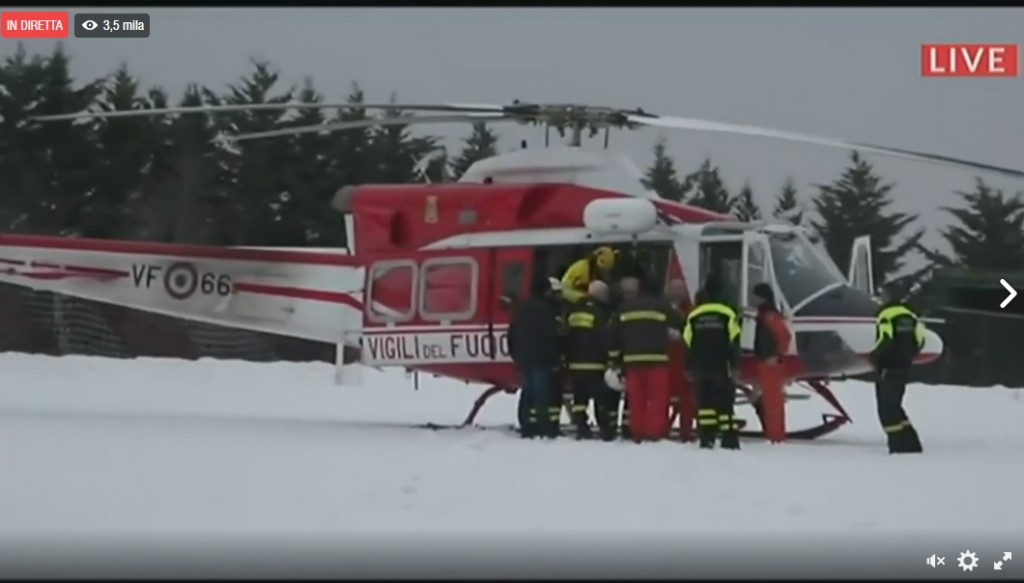 A sparkle in Central Italy – 8 people survived the avalance which destroyed an hotel