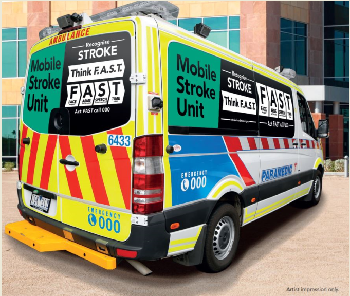 Australian first Stroke Ambulance – New frontier for saving lives