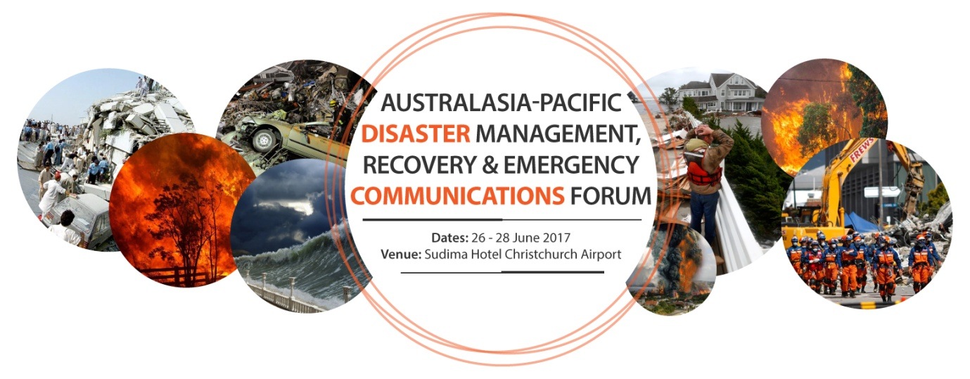 Australasian-Pacific Disaster Management, Recovery & Emergency Communication Forum 2017