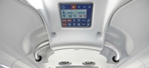 La ambulancia controlada por un sistema electrónico y pantallas táctiles