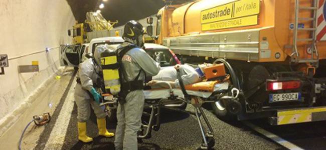 Emergenza in autostrada, la simulazione lungo la A14 | Emergency Live