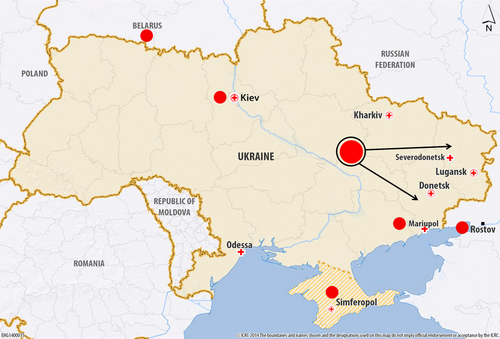 Crisi ucraina: l'impegno della Croce Rossa | Emergency Live
