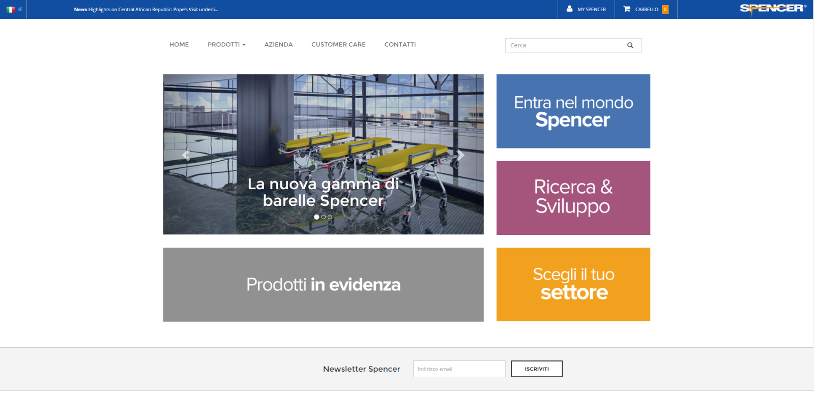Anteprima - Il nuovo Spencer.it ha tutto ciò che serve per te | Emergency Live