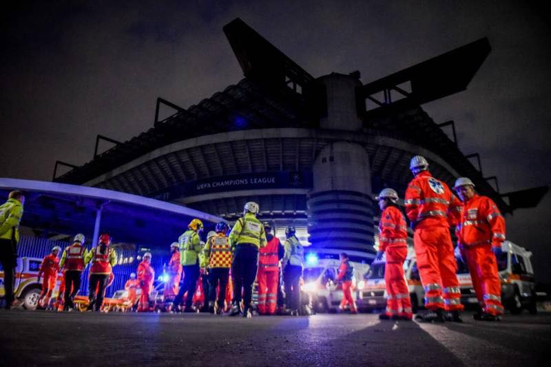 Esercitazione Metropolis, anti terrorismo a Milano davanti allo stadio San Siro: Fotogallery e video | Emergency Live 2