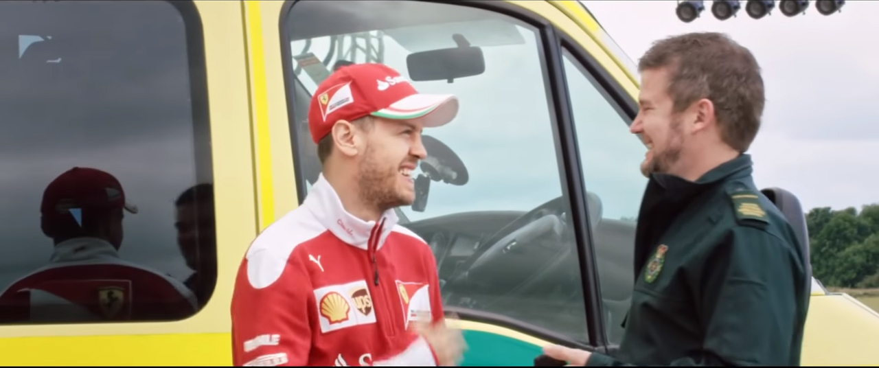 Sebatian Vettel può imparare a guidare un'ambulanza? | Emergency Live