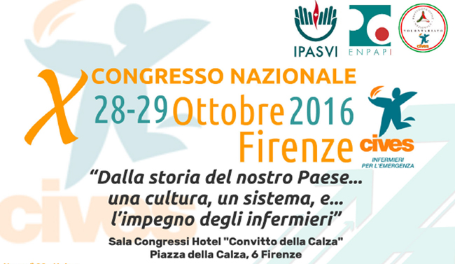 CIVES, decimo congresso Nazionale a Firenze: "Dalla storia del nostro Paese una cultura, un sistema... e l'impegno degli infermieri" | Emergency Live