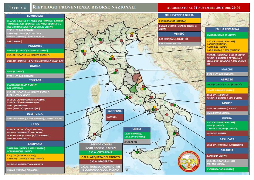 Terremoto centro Italia: la situazione e gli aggiornamenti in diretta. 22.000 persone assistite | Emergency Live 13