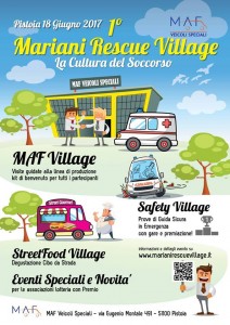 La locandina del Mariani Rescue Village
