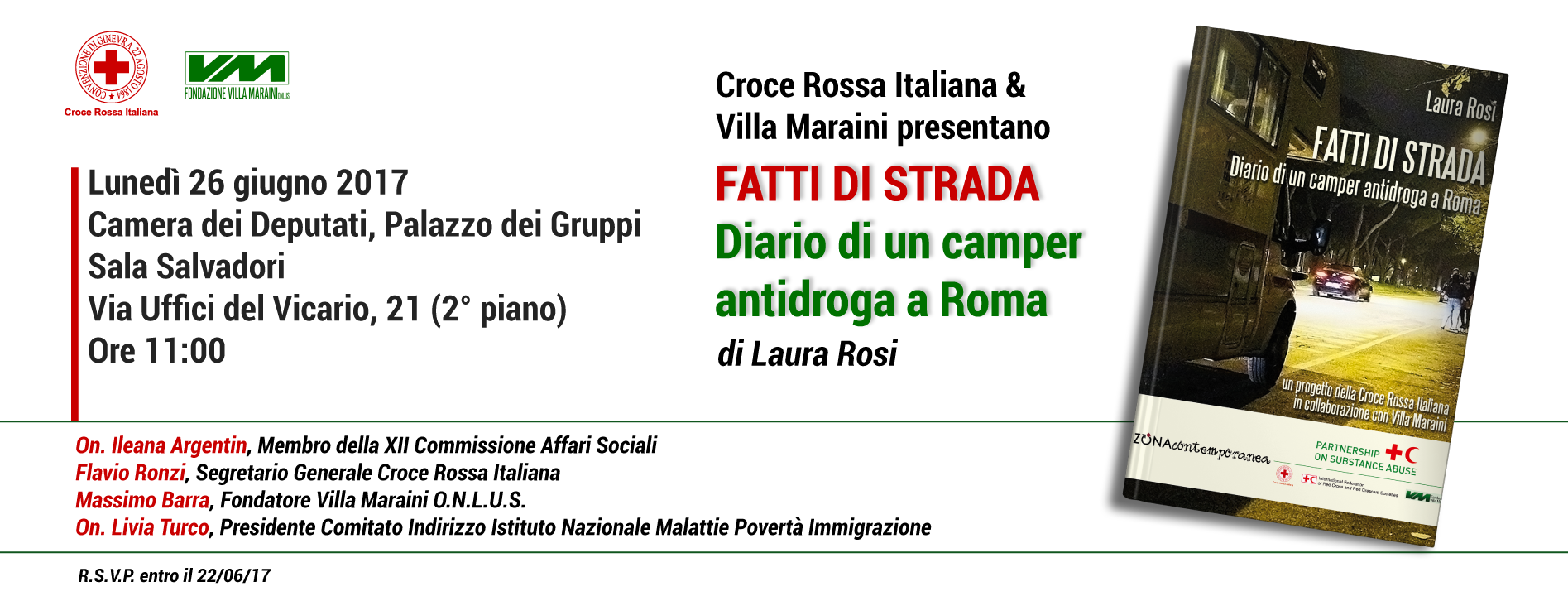 World DrugDay, Croce Rossa e Fondazione Villa Maraini presentano il libro sul camper antidroga | Emergency Live