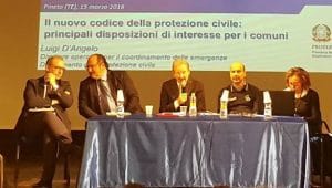 Mazzocca e i resposabili Anci dell'Abruzzo