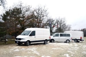 volkswagen crafter e transporter T& mobilityLAB