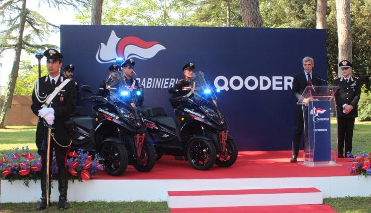 Consegna del veicolo Qooder di Quadro Vehicles all'arma dei Carabinieri | Emergency Live 2