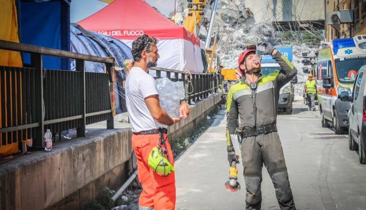 ANPAS Liguria, il report sull'attività svolta dopo il crollo del Ponte Morandi a Genova | Emergency Live 2