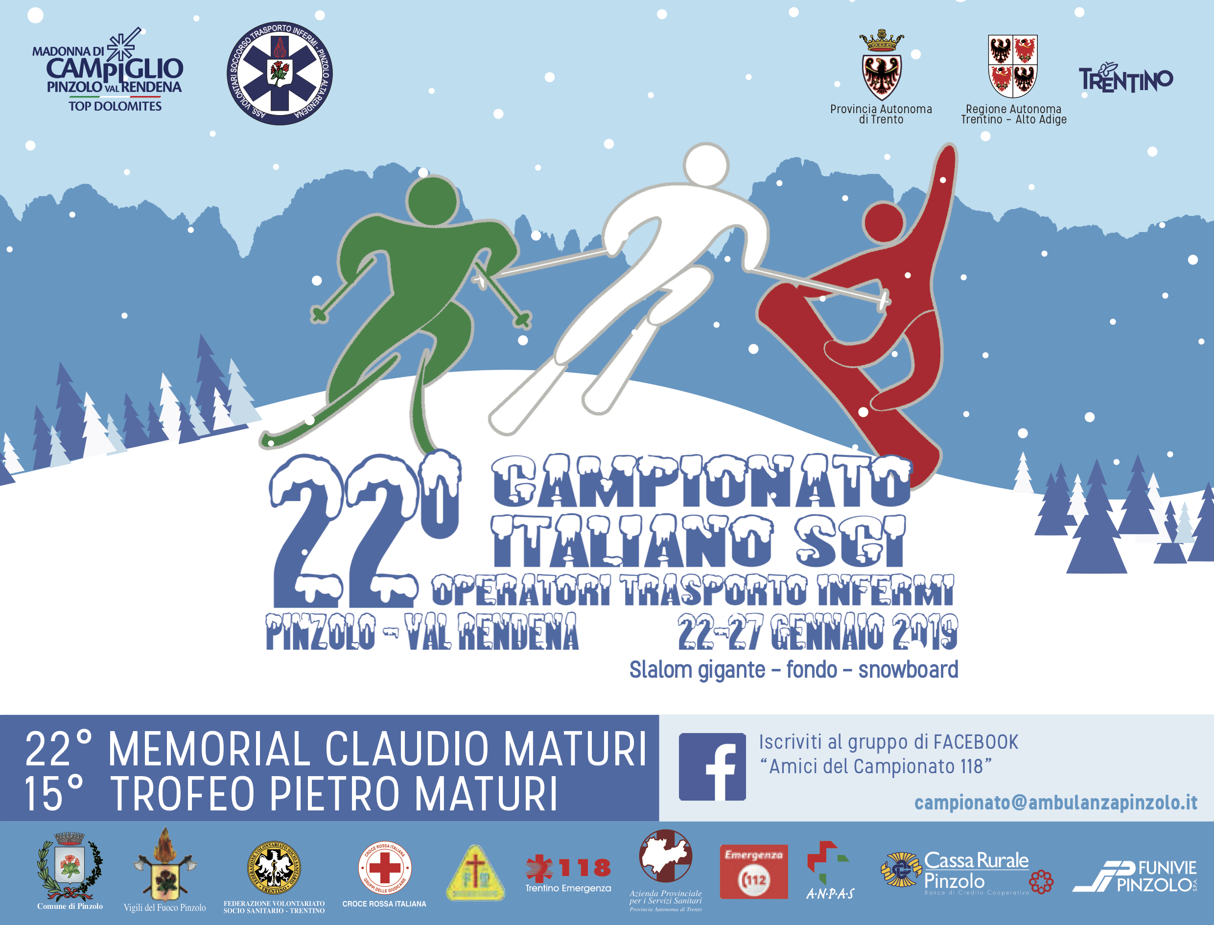 La settimana del soccorritore sugli sci, a Pinzolo tutto pronto per il week-end dedicato agli operatori del soccorso e trasporto infermi. | Emergency Live 3