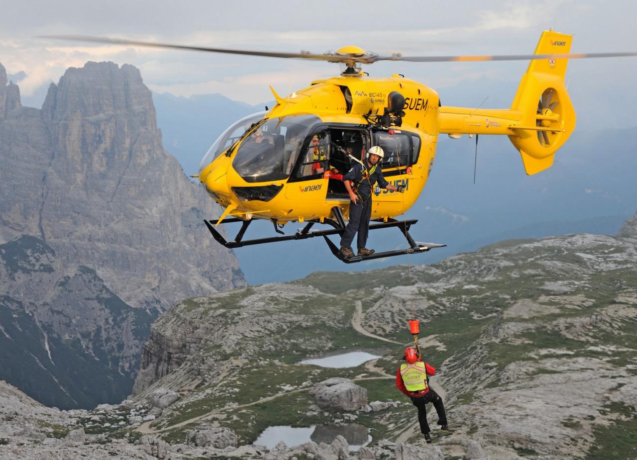 HEMS, quali tipi di elicottero vengono utilizzati per l'elisoccorso?