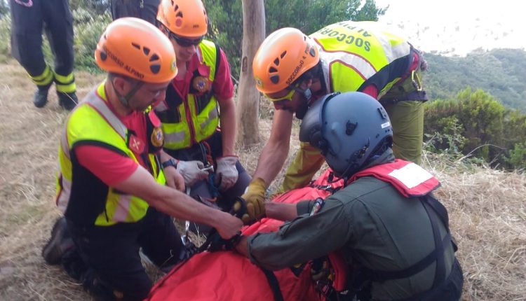 Politraumatizzato soccorso presso il rifugio del M. Santa Croce | Emergency Live 2