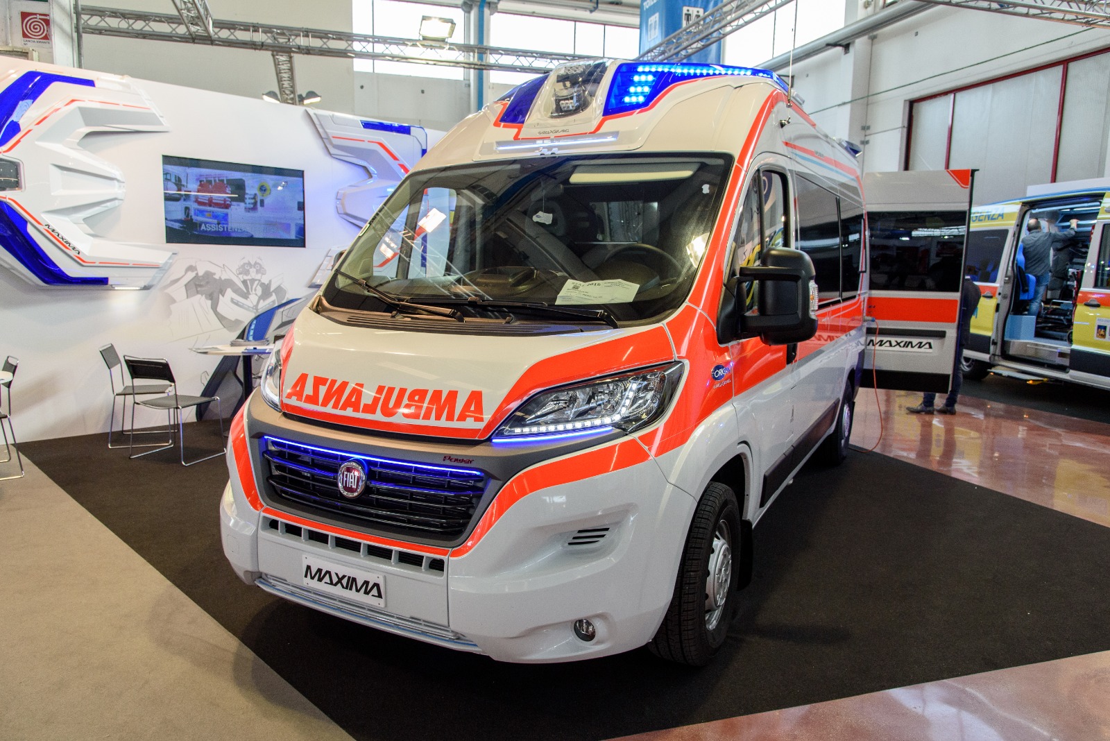 Ambulanza del futuro: Orion presenta MAXIMA, una rivoluzione di spazio e stile | Emergency Live 2
