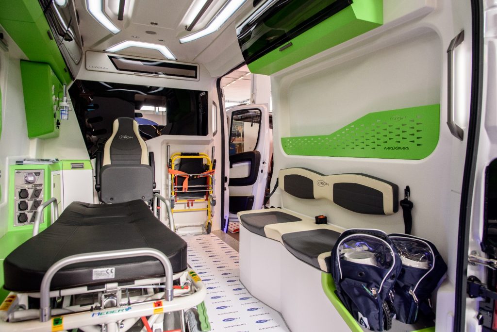 Ambulanza del futuro: Orion presenta MAXIMA, una rivoluzione di spazio e stile | Emergency Live 3