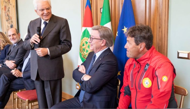 Il Presidente Mattarella ringrazia il CNSAS per i 65 yıllık Corpo | Acil Durum Canlı 1