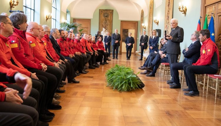 Il Presidente Mattarella ringrazia il CNSAS por 65 anos do Corpo | Emergency Live 4