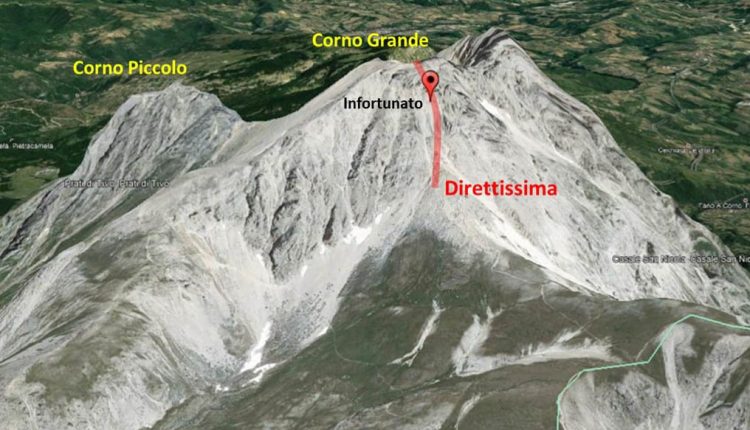 Gran sasso, Soccorso Alpino ed elisoccorso 118 in azione: donna si ferisce, geolocalizzata con Georesq | Emergency Live