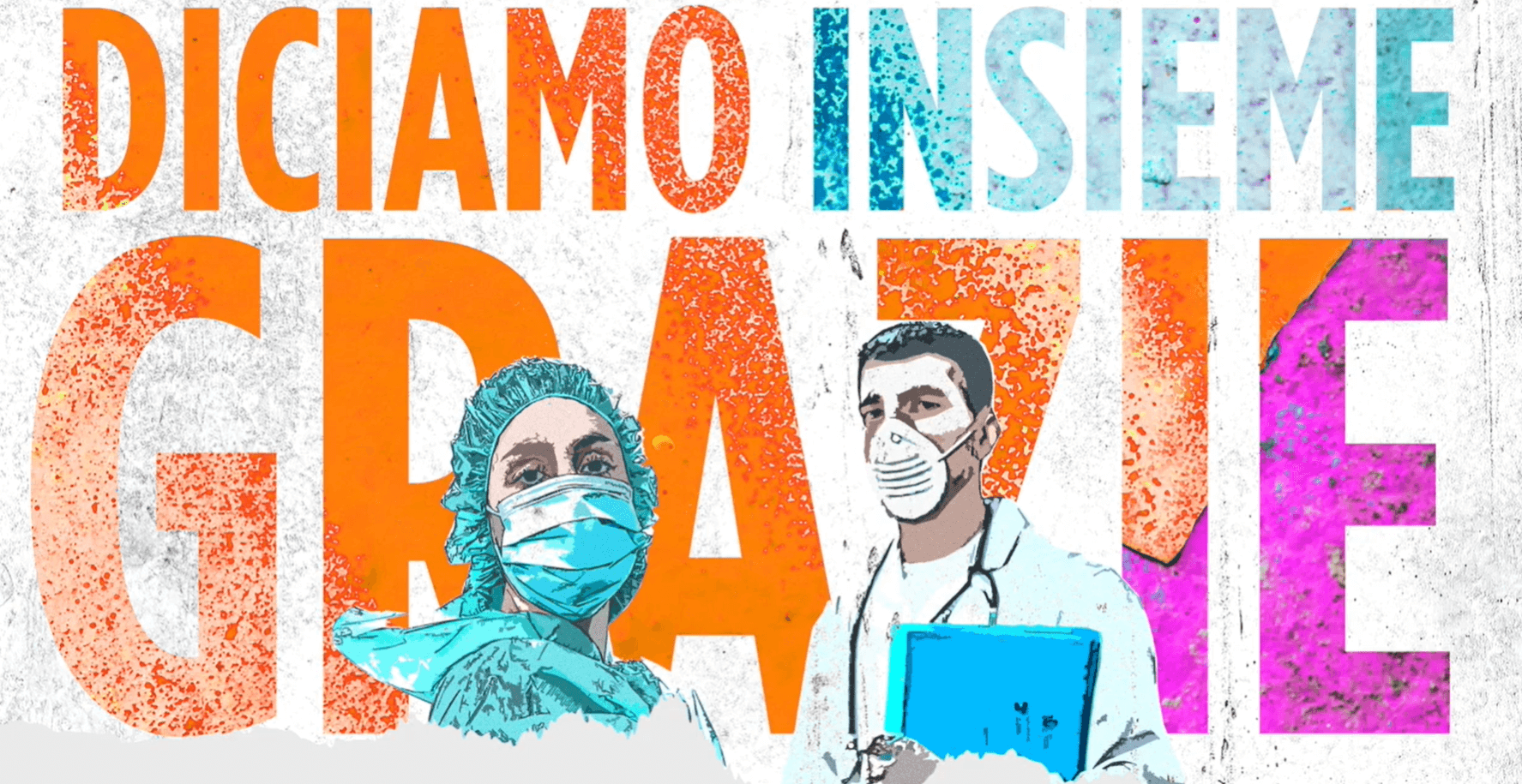 Street art negli ospedali del Lazio per dire grazie al personale sanitario: gli artisti in “Diciamo insieme Grazie” | Emergency Live