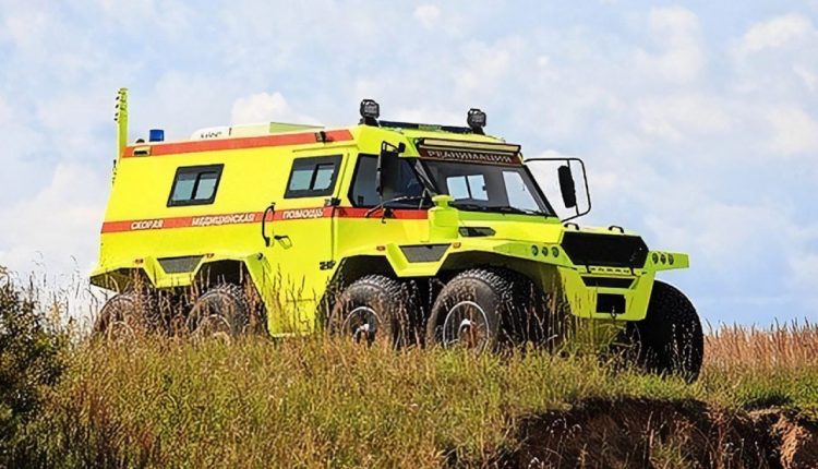 Ambulanza per interventi estremi: Avtoros Shaman, l' autoambulanza russa a otto ruote motrici | Emergency Live