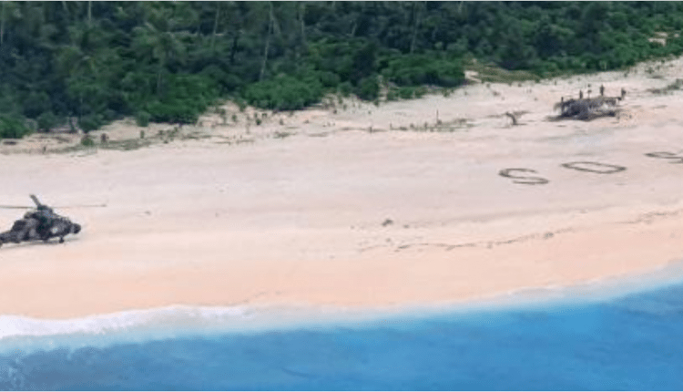 Scrivono SOS nella sabbia: tre uomini salvati su un'isola deserta della Micronesia | Emergency Live