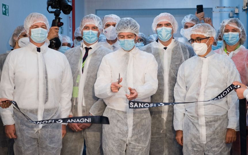 Vaccino anti Covid: la Sanofi di Anagni inaugura le linee di produzione | Emergency Live