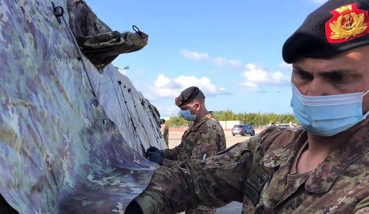 COVID-19, Posto Medico Avanzato all'Ospedale di Barletta: la Marina Militare allestisce PMA per i cittadini pugliesi | Emergency Live 8